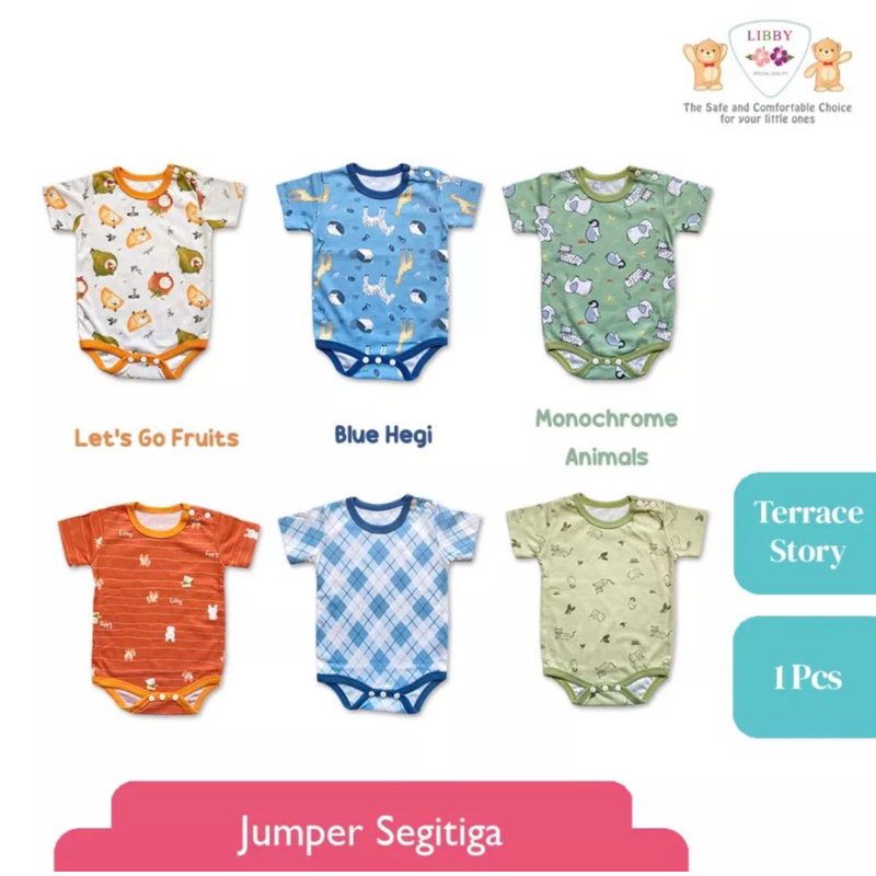 Jumper Segitiga Kodok Segitiga Miyo/ Libby Newborn 0-3M