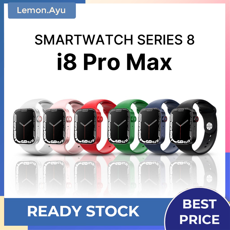 JAM Smartwatch i8 Pro Max L Original Smart Hand Series 8 Asisten Kesehatan Sport