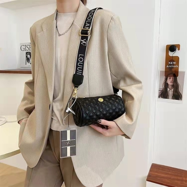 BJ61209 - WHITE/BLACK - TAS SLEMPANG JINJING TOTEBAG HANDBAG TAS WANITA FASHION IMPORT MODIS ELEGAN TERMURAH TERLARIS TERBARU BAGSTORE JAKARTA TAS BATAM ZCJ1209