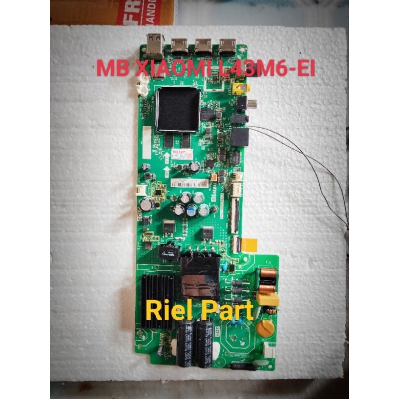 MB MAINBOARD MOBO MODULE MOTHERBOARD MESIN TV LED SMART XIAOMI L43M6-EI L43M6 EI L 43M6-EI 43M6 EI