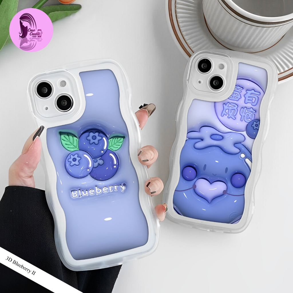SOFTCASE SILIKON GELOMBANG BLUEBERRY BENING CUSTOM FOR  A04S A10S A12 A13 A32 A16K A17 A17K A54 A55 