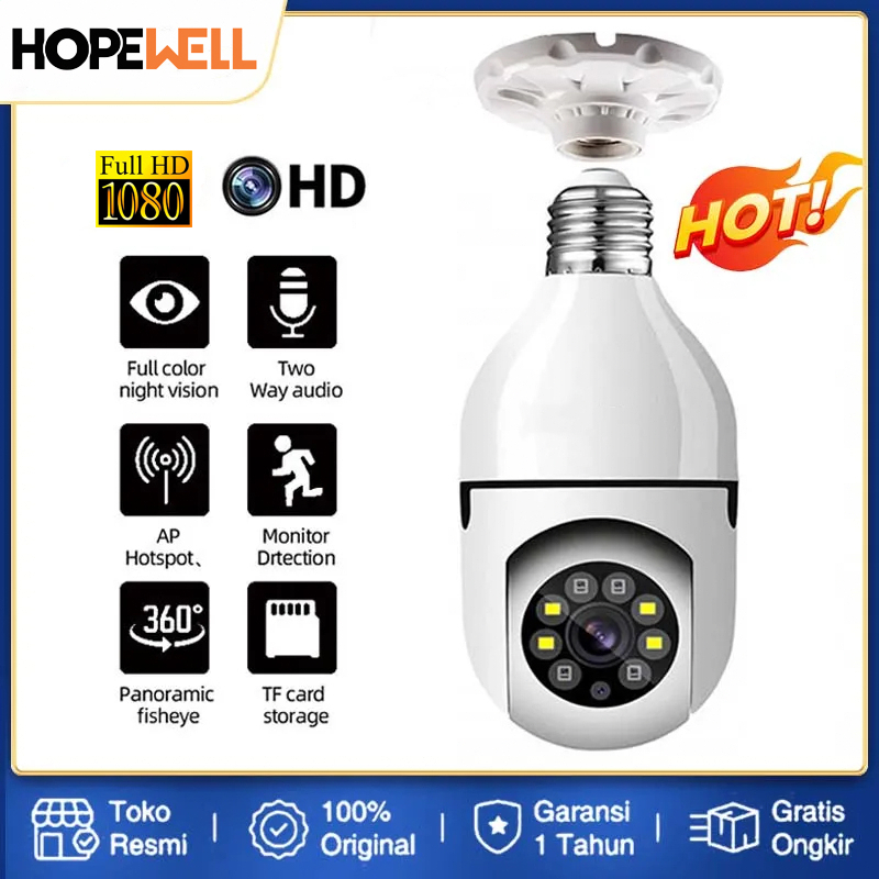 【READY STOCK】IP Camera CCTV Wifi 1080P Waterproof Smart Wifi Kamera Wireless IP Kamera APP Control