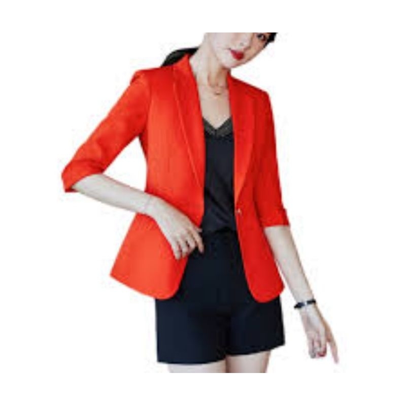 The executive red blazer