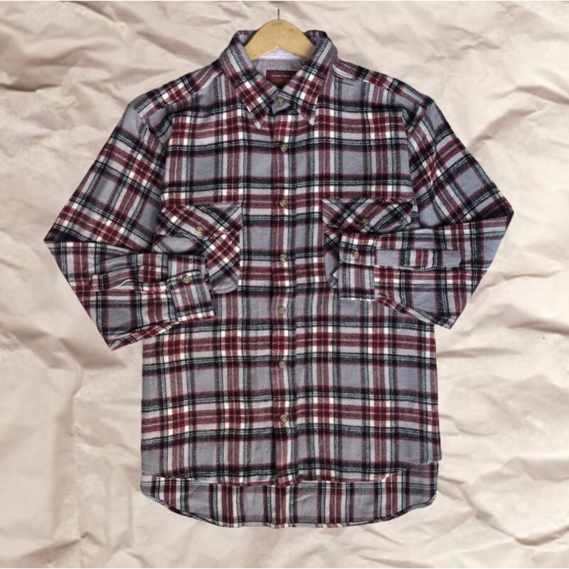 Flannel tebal swanex diuble pocket