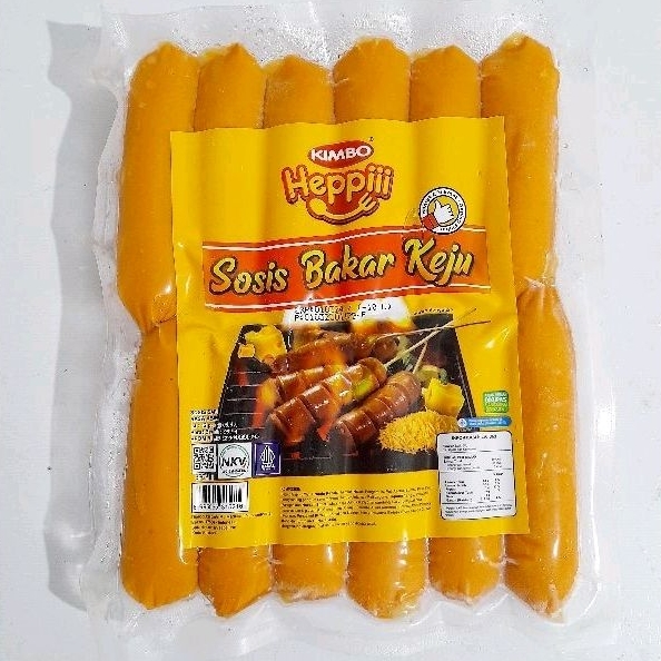 

Kimbo Heppy Sosis Bakar Mini Rasa Keju Isi 12 pcs 550 gram