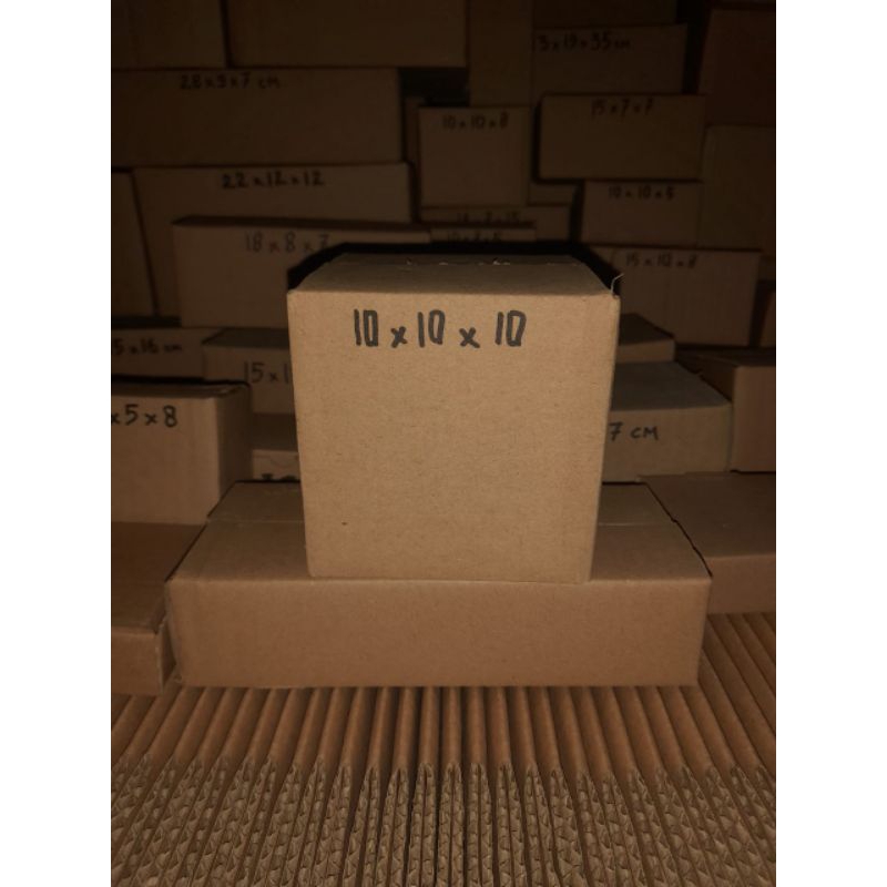 

kardus 10x10x10 cm polos tebal