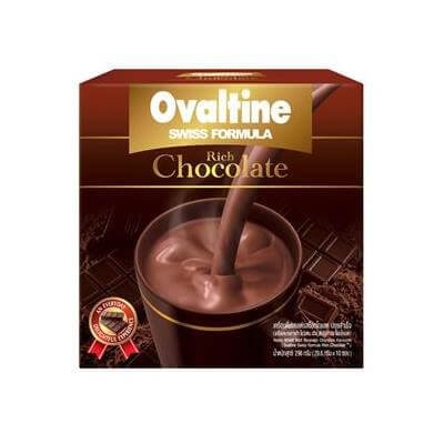 

OVALTINE Swiss Formula Rich Chocolate Malt Drink Mixed 10 x 29,6 Gram