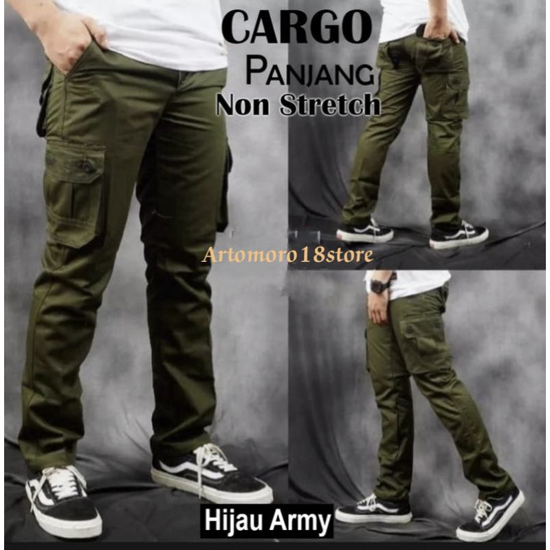 [BISA COD] ORIGINAL Celana Cargo Panjang Pria Dewasa Kimpol Size 27-38