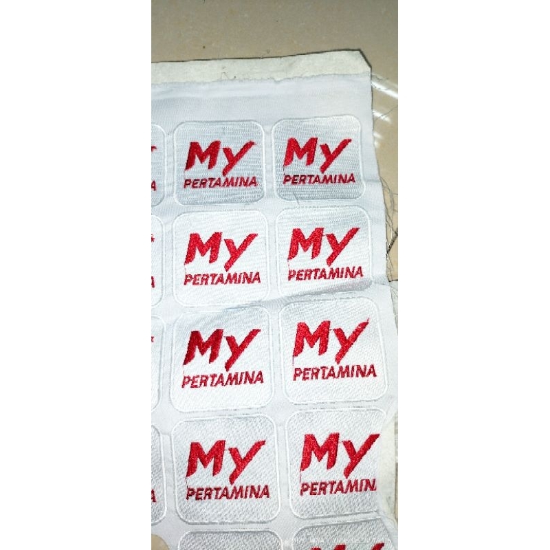 PATCH BORDIR LOGO PASTI PAS PERTAMINA EMBLEM ATRIBUT PERTAMINA (AMRY JAYA SURABAYA)