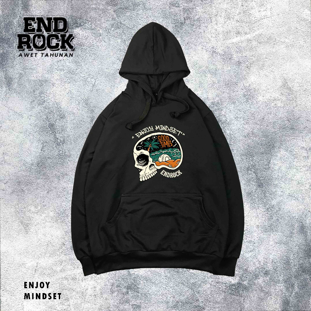 [Original Endrock]Hoodie Enjoy Mindset