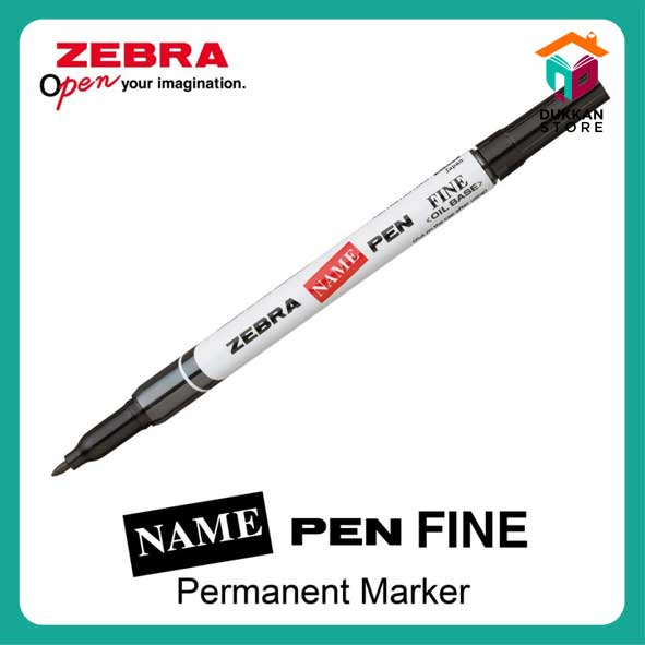 

Spidol Permanen Name Pen - Zebra Name Pen Fine Permanent Marker #zebra