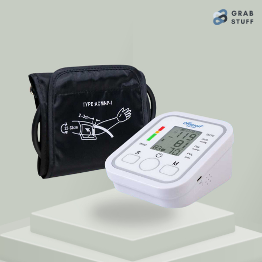 Tensimeter Digital LCD Display Pengukur Tekanan Darah Electronic Sphygmomanometer / Tensi Darah Digi