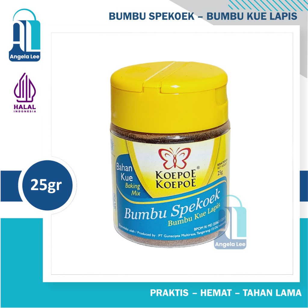 Koepoe Koepoe Bumbu Kue Lapis  Legit Spekoek Spekuk 25gr Halal MUI