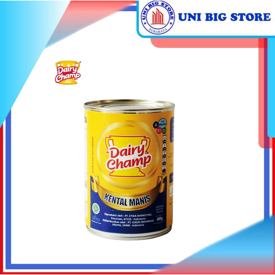 

Dairy Champ Krimer Susu Kental Manis 480 gr Kaleng