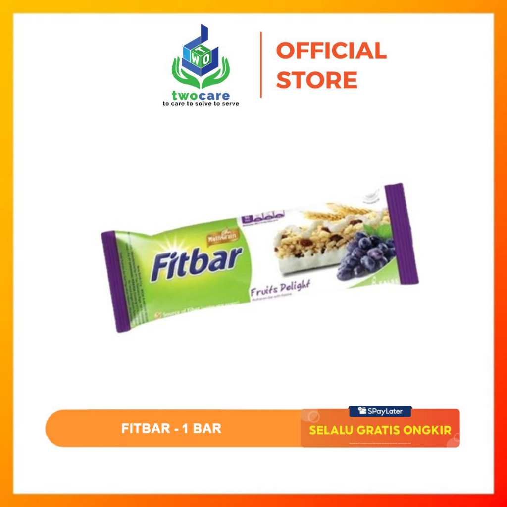 Fitbar Tiramisu Nuts Choco Fruit Delight Multigrain 1 pcs x 22 gram