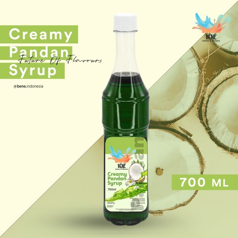 

BENE syrup - Creamy Pandan 700ml