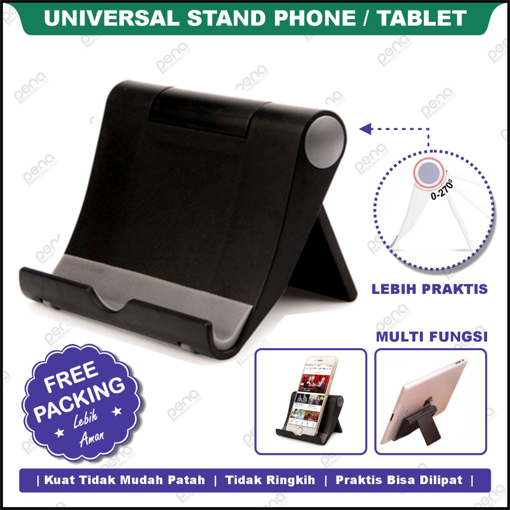 Universal stand Phone stand sandaran hp dudukan handphone ipad