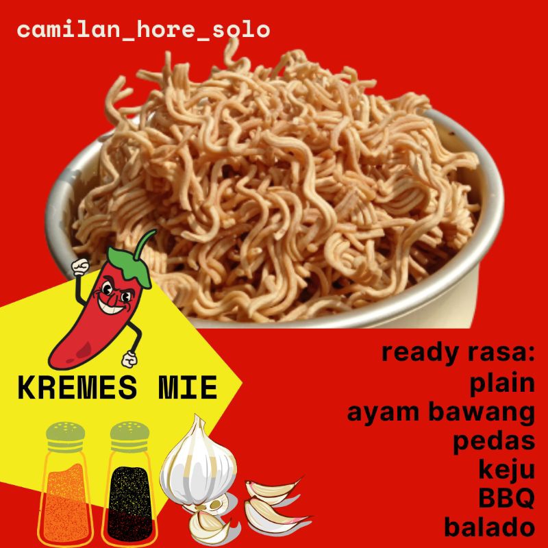 

kremes mie renyah bumbu enak HORE