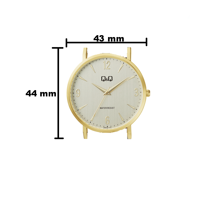 Tangan Pria Classic Casual Kulit Leather Analog Original Q&amp;Q QnQ QQ QB40 QB40J Series