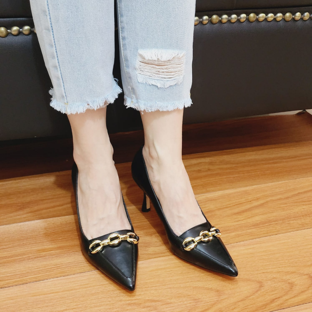 [ NEW ] Sepatu Wanita  C*K 485 - SNR Heels 8cm