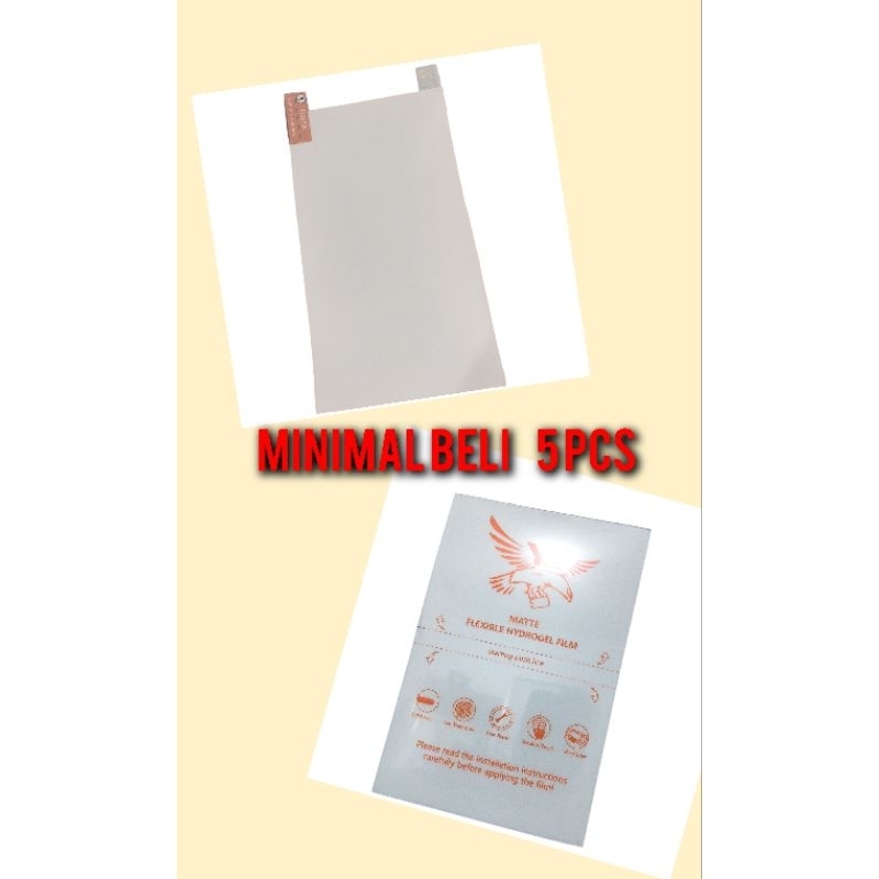 Bahan anti gores hydrogel minimal beli 5pcs hp BAGI YG PUNYA MESIN POTONG