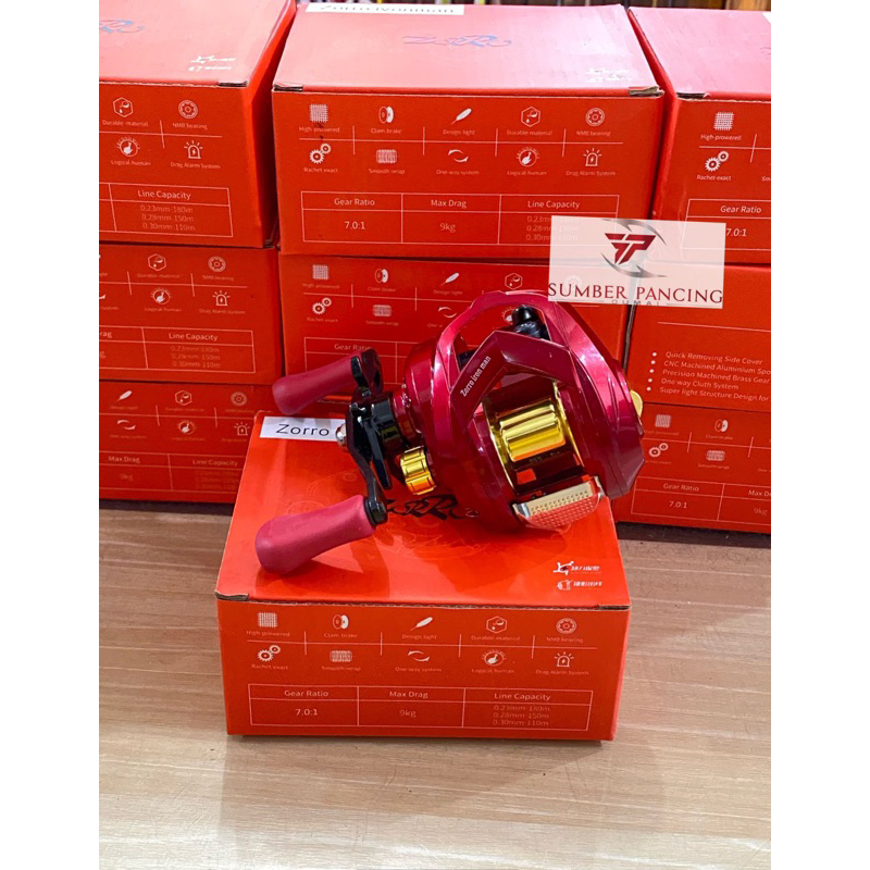 Reel Baitcasting Zorro Iron man