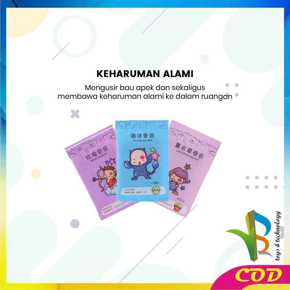 RB-C835 Pengharum Ruangan Sachet Pewangi Ruangan Aromaterapi / Parfum Ruangan Saset Mini Pewangi Lemari Pakaian / Pewangi Mobil / Pewangi Mini Ruangan