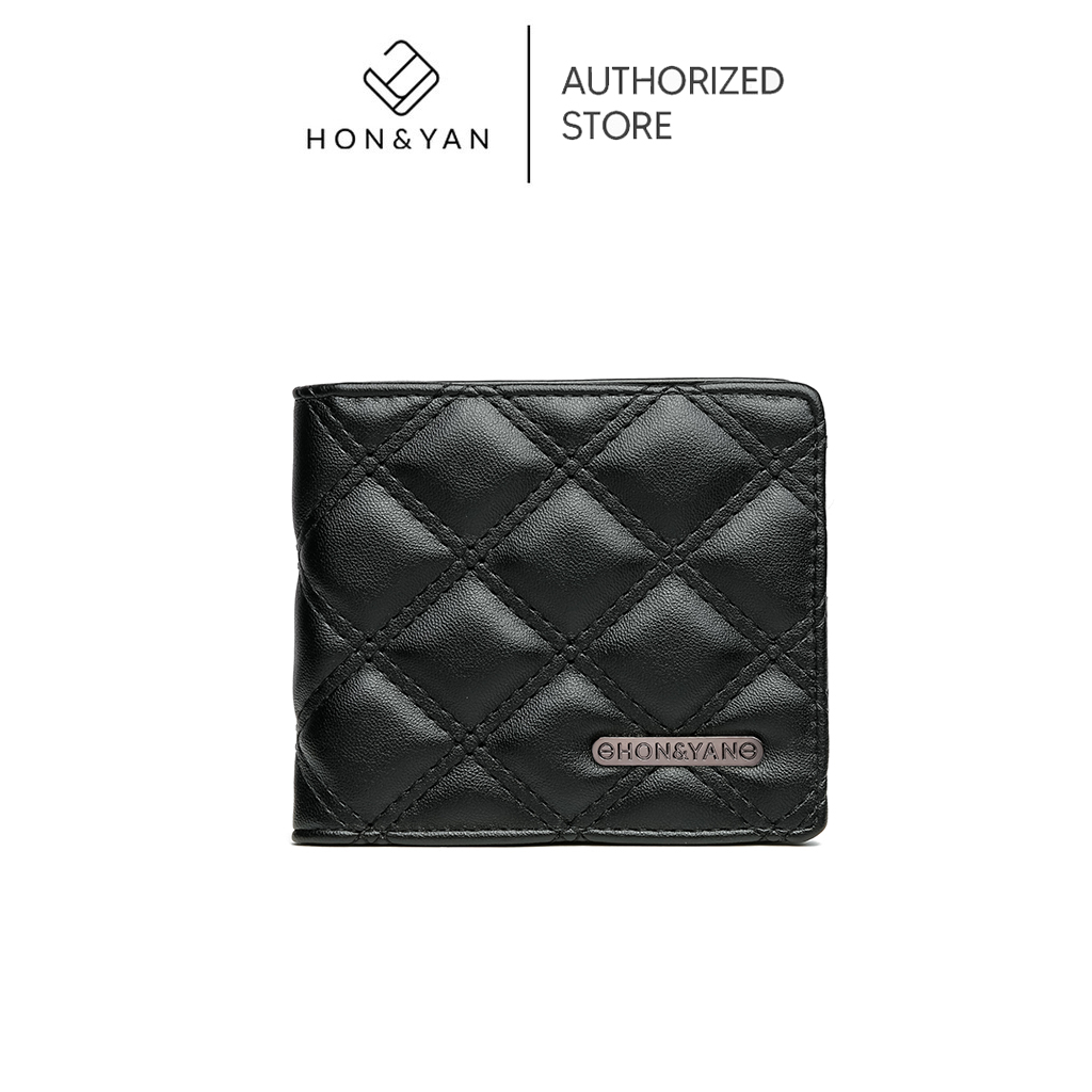 HON&YAN-Dompet Mini Wanita Kecil Kulit Lipat Import Premium Original - Lyne Short Wallet