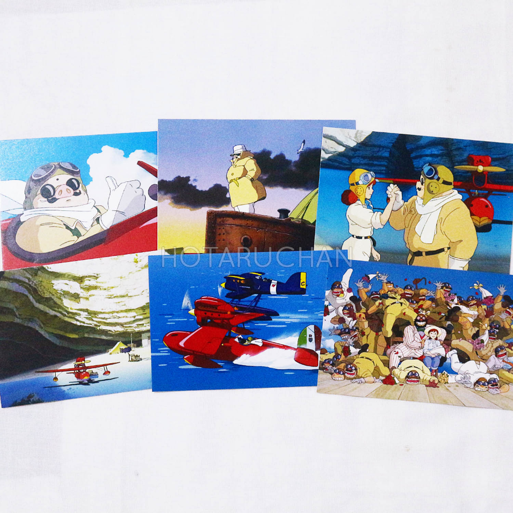 [OFFICIAL] Porco Rosso - Studio Ghibli Collectible Postcards