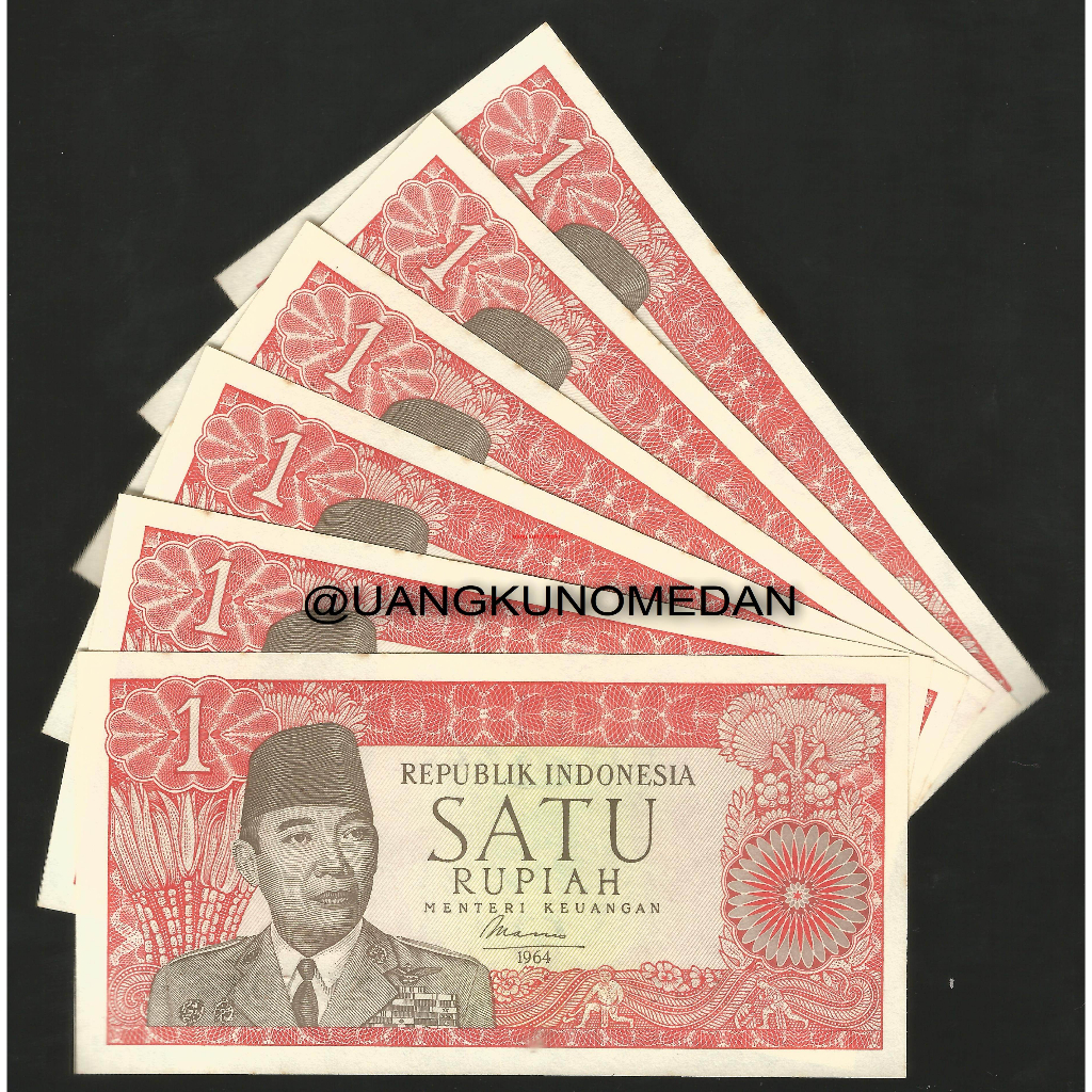 Uang Kuno 1 Rupiah Soekarno 1964