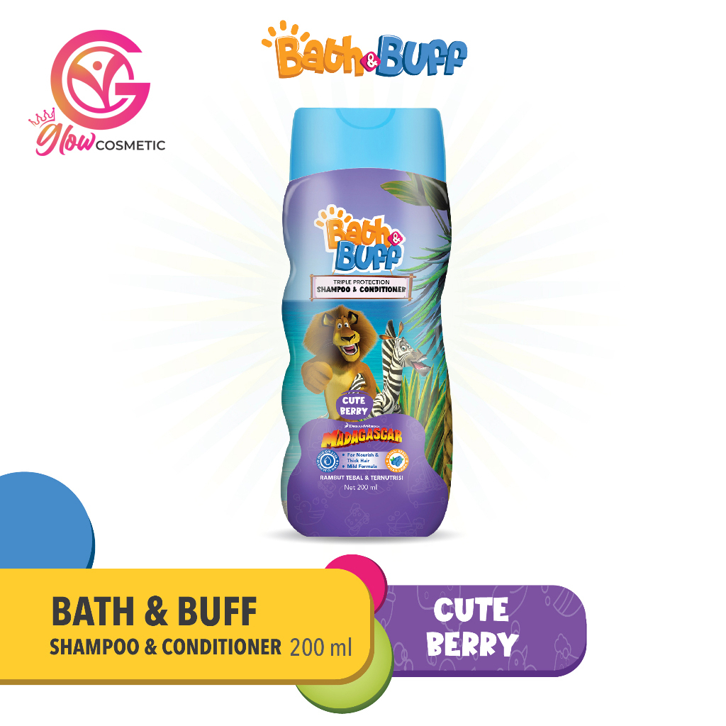 BATH &amp; BUFF SHAMPOO &amp; CONDITIONER 200ML