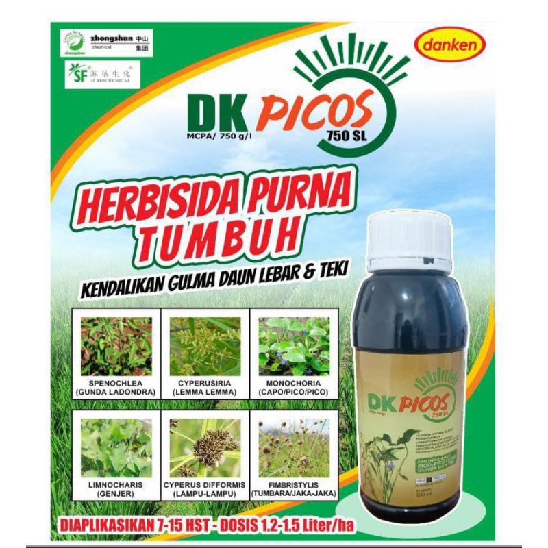 DK PICOS Herbisida 750SL AHLinya Pico-Pico - 500ml