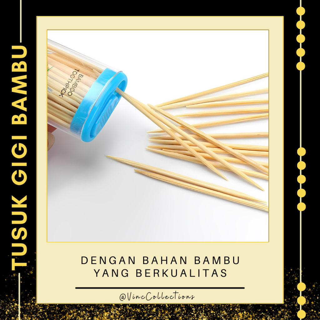 Tusuk Gigi Bambu Refill isi ± 80 pcs / Pembersih Gigi Bambu / Tusuk gigi bambu toothpick wholesale grosir restaurant hotel premium / tusuk gigi harga grosir isi +- 80 batang ( 1 pak +-80 barang) / TUSUK GIGI - BAMBU - 1PAX +-80PCS / Tusuk Bambu Gigi Tahan