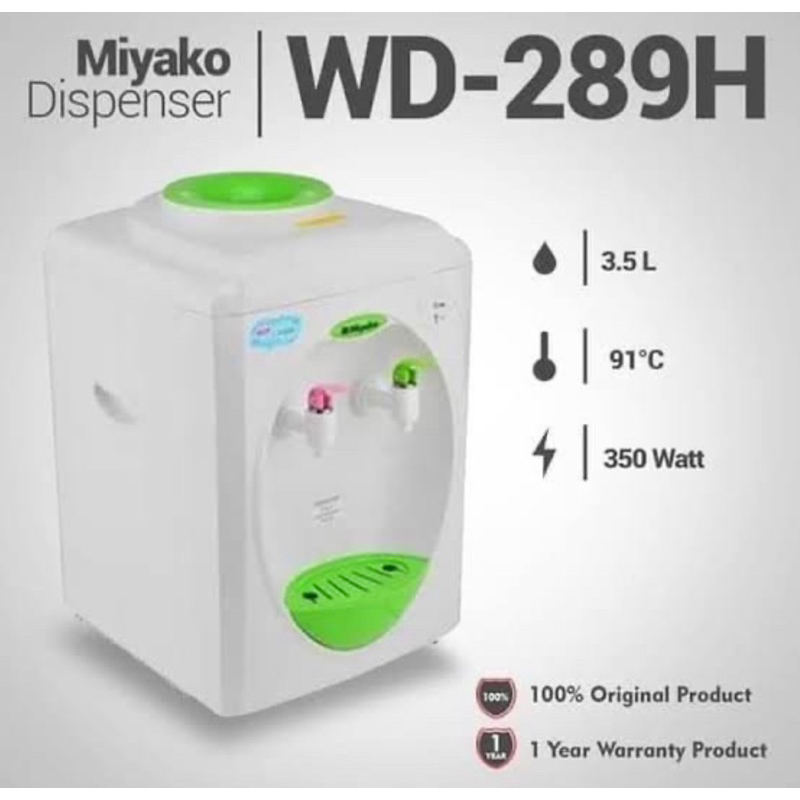 [ORIGINAL] Dispenser panas dingin Miyako WD