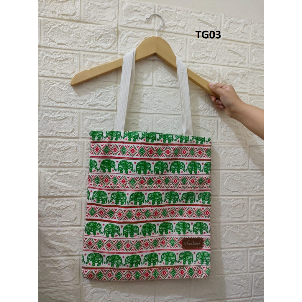 TOTE ZIPER BKK MOTIF GAJAH