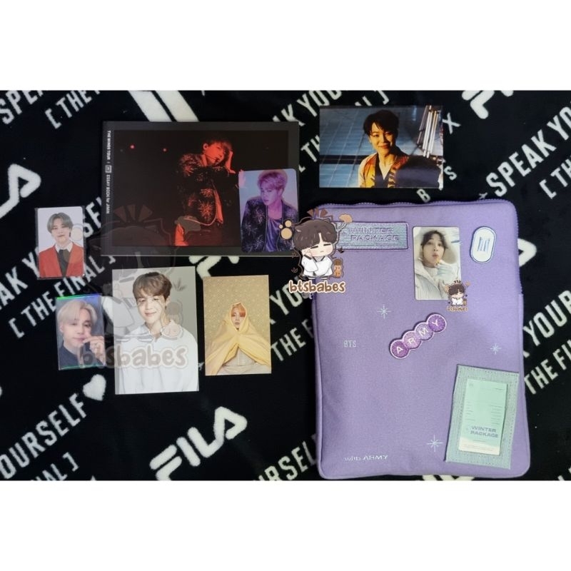 PC JIMIN Lights Japan / JIMIN Winter Package 2021 / PC JIMIN Postcard Jimin Persona / PC JIMIN VT Ji