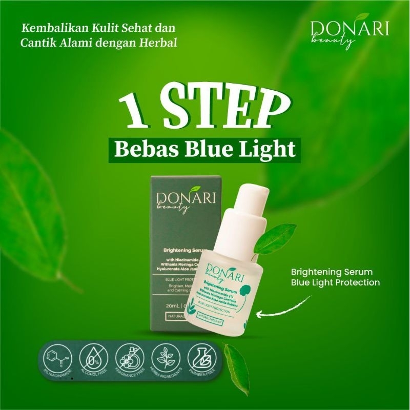 Brightening Serum Blue Light Protection Donari beauty