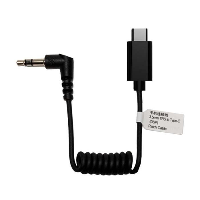 Hollyland Microphone Adapter Cable for 3.5mm TRS to Type C - 3.5mm to Mobile Phone Patch (DSP)