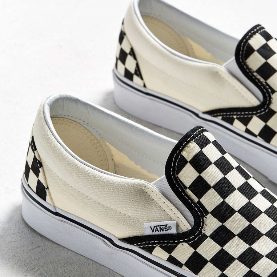 Sepatu vans pria slip on putih catur slip on pria polos slop motif