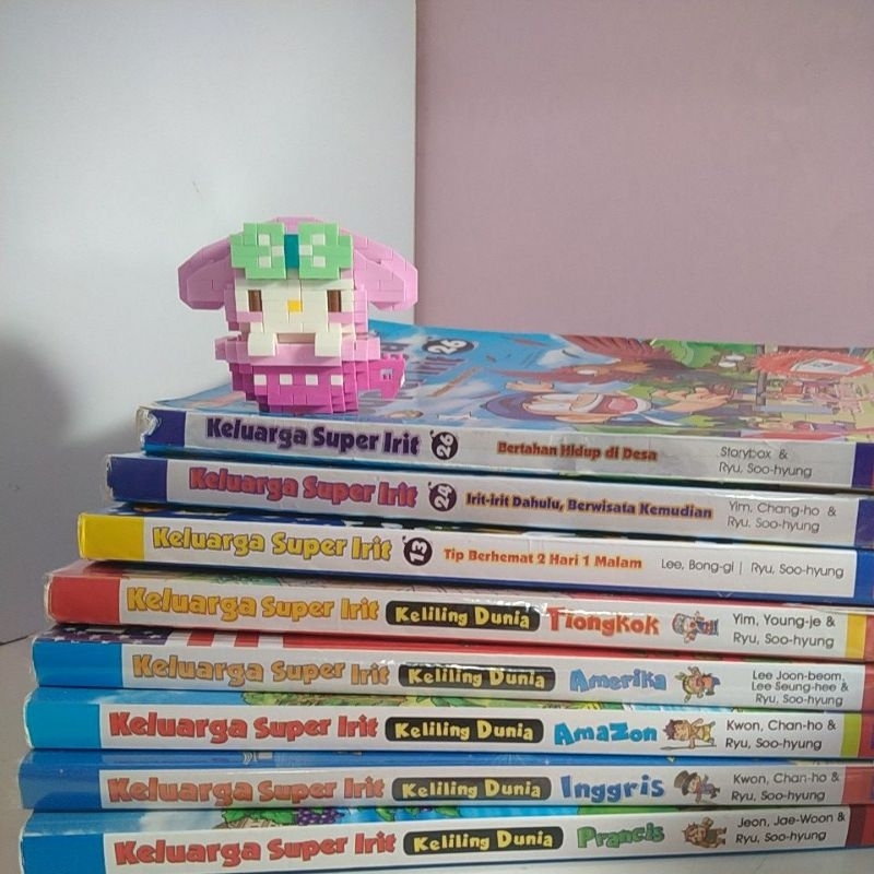 preloved keluarga super irit 13/24/36 & series keliling dunia Amerika,Prancis,Amazon, Inggris,amazon