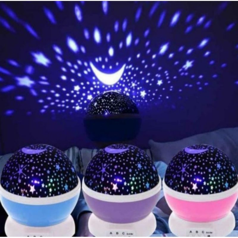 Lampu Tidur Proyektor Sunset Pelangi Matahari Night