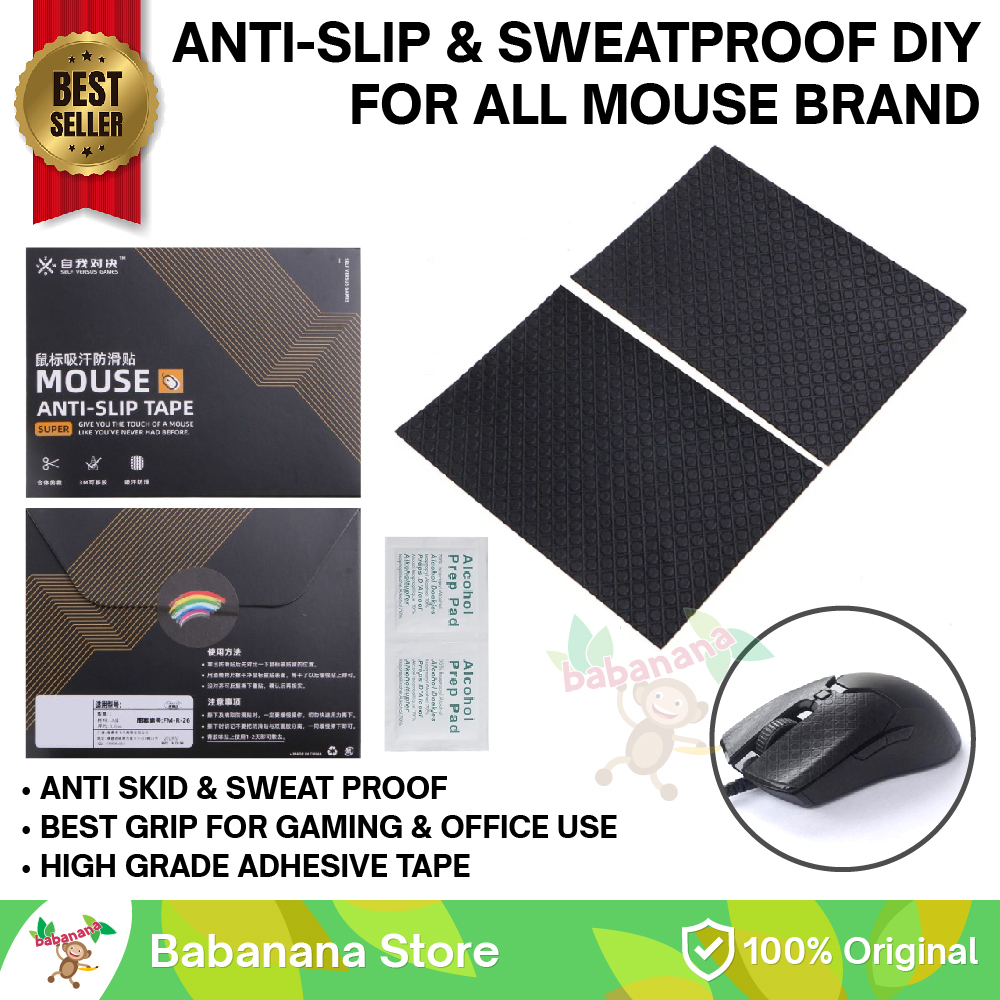 Stiker Non Slip Mouse Logitech DIY Anti Sweatproof Keringat Sticker