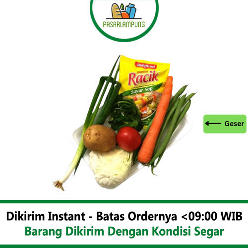 Paket Sayur Sop Segar Pasar Lampung