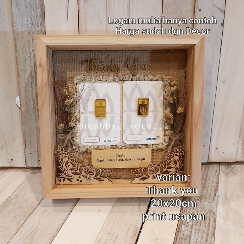 frame mahar logam mulia seri ekawira 4