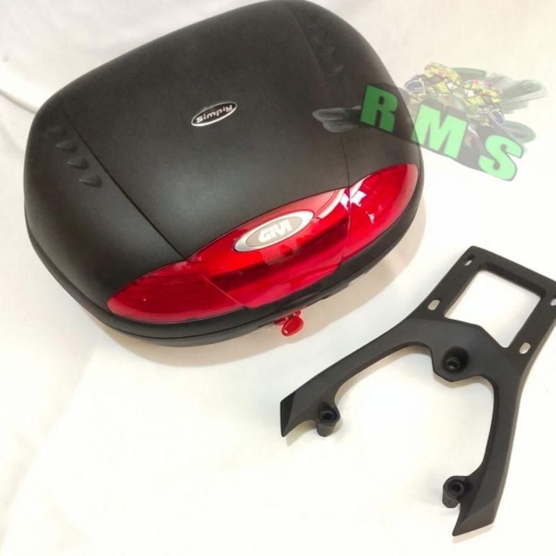 BOX GIVI E45 NT + BREKET BRACKET BOX VARIO 125 / VARIO 150 / BEAT FI / BEAT KARBU / BEAT POP / BRAT 