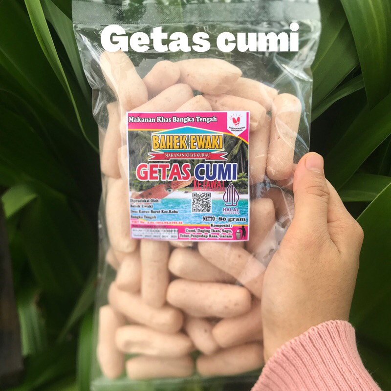 

Getas Cumi Bangka kualitas super Kerupuk Bangka Super Kemplang asli kurau