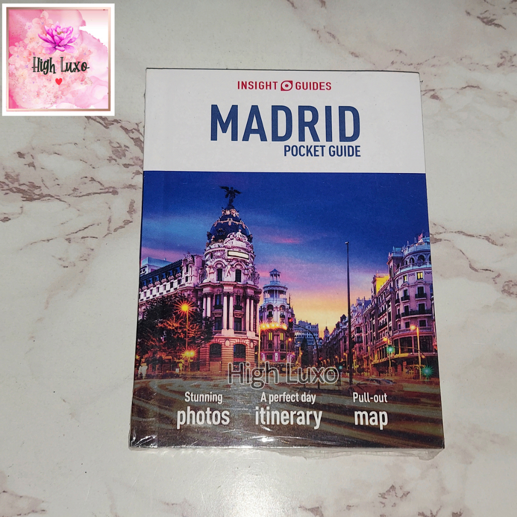 Buku Travel Insight Guides Madrid Spain Pocket City Guide Impor Import English Original Authentic Be