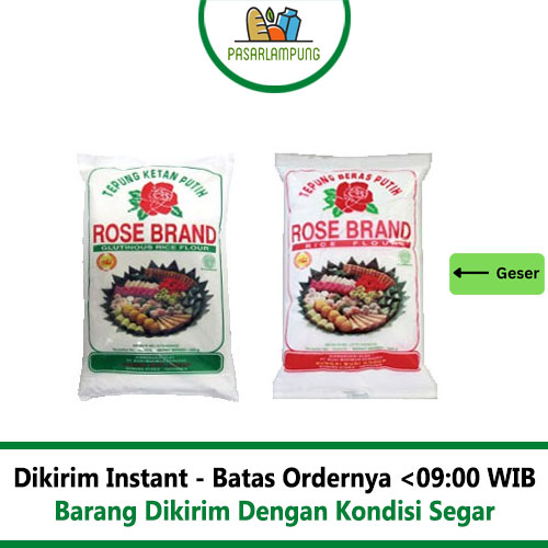 Rose Brand Tepung Beras Ketan Pack 500gr Pasar Lampung