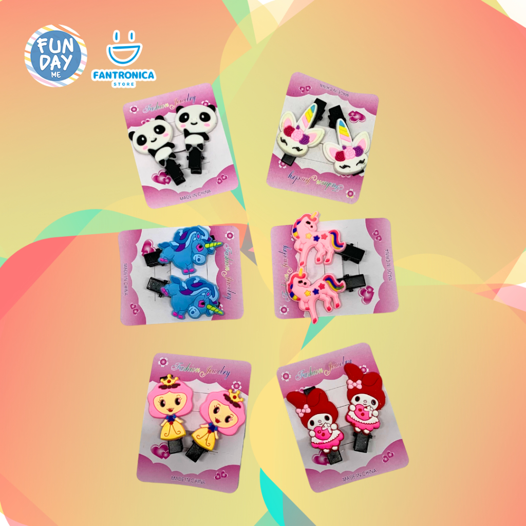 Jepit Rambut Lucu / Jepit Rambut Lucu Sepasang / Jepit Kawaaii / Jepit Rambut Cute