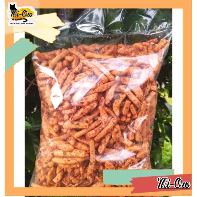 

Basreng Stick 500 gram - Baso Goreng Pedas Daun Jeruk